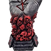 お買い得  ハロウィンの吊るし飾りとテーブルトップ装飾-ハロウィーンベルセルク神の手、恐怖フィギュア像、アニメ手作り樹脂オーナメント、ハロウィーンスケルトンフィギュア、ファンコレクションホームデコレーション用クラフトデスクおもちゃギフト