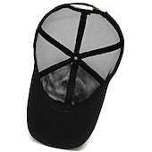economico Cappellino da baseball da uomo-Per uomo Cappellino da baseball Nero Blu Rete Viaggi Stile da spiaggia Esterno Da mare Liscio Regolabile Di tendenza