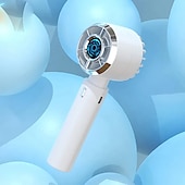 cheap Fans-Foldable Misting Mini Fan – Handheld USB Rechargeable Spray Fan, Pocket-Sized Cooling for Travel and Camping