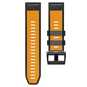 זול רצועות שעונים של Garmin-צפו בנד ל גרמין Fenix 7 7X 6 6X Pro Epix Pro 47mm 51mm Instinct 2X Approach S70 47mm S62 S60 Forerunner 955 945 Epix Marq Descent Quatix 22mm 26mm סיליקוןריצה תַחֲלִיף רצועה 22mm 26mm