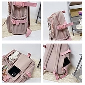 economico Zaini per Bambini e Adolescenti-simpatico zaino tascabile trasparente impermeabile con peluche - borsa per il ritorno a scuola multitasche e di grande capacità per ragazze in diversi colori