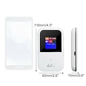 お買い得  ワイヤレスルーター-150mbps ポータブルミニ 4g lte wifi ルーターモバイルホットスポットモデムブロードバンド