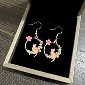 cheap Earrings-1 Pair Drop Earrings For Women&#039;s Birthday Gift Prom Alloy Classic Cat