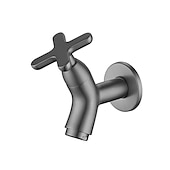 levne Nástěnné-nástěnná koupelnová baterie pouze studená voda, monoblokové umyvadlové baterie jednootvorové mosazné toaletní baterie