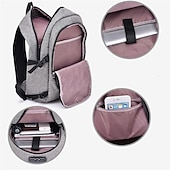 お買い得  整理と収納-1pc 大容量ラップトップ収納バックパック通学屋外キャンプ旅行盗難防止防水スポーツバッグ usb 充電ポート父の日ギフト誕生日ギフト