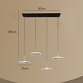 cheap Unique Chandeliers-Ceiling Pendant Light 3/4/5/6 Head Modern Creative Lotus Leaf Office Front Desk Chandelier Light Luxury Bar Front Desk Dining Table Lighting 110-240V