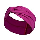 billige Tilbehør til hårstyling-boho pannebånd for kvinner turban hodebånd for kvinner hår elastiske hårbånd for kort hår trening yoga vri hodeinnpakning for jenter søt mote sommer hår tilbehør