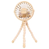 cheap Fans-Halter Neck Bladeless Fan – USB Rechargeable Portable Waist-Hanging Fan with 3-Speed Adjustment and Body Rotation