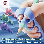 abordables suministros de pintura, dibujo y arte-4 Uds. De empuñaduras de lápiz para niños, útiles escolares de escritura a mano, dibujo de pintura &amp; artículos de arte