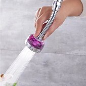 cheap Faucet Sprayer-360 Degree Turbo Rotation Faucet Pressurize Kitchen Sink Tap Filter Bubble Splash Proof Water Saving Shower Nozzle Tap Connector