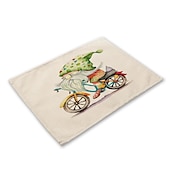 baratos Placemats &amp; Coasters &amp; Trivets-Girassóis placemats resistente ao calor mesa de fazenda placemat resistente a manchas, placemat para casamento cozinha mesa de jantar decoração interior ao ar livre