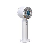 cheap Fans-Foldable Misting Mini Fan – Handheld USB Rechargeable Spray Fan, Pocket-Sized Cooling for Travel and Camping