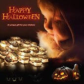 economico Luci di Halloween-Stringa Luminosa Di Halloween Teschi Dimmerabile Impermeabile Jack-o-lantern Luci Di Decorazione Per Feste Di Halloween 6m 40leds