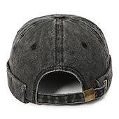 levne Pánské klobouky-Unisex Docker Cap Klobouky bez okraje Černá Fialová Bavlna Vyprané Cestování Plážový styl Venkovní Dovolená Bez vzoru Nastavitelná Módní