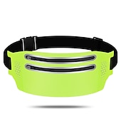 abordables sac de téléphone universel-poche de taille ultra-mince en cours d'exécution sport sac banane pack voyage ventre taille ceinture en plein air double fermeture éclair randonnée poche portefeuille ceinture sacs