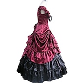 cheap Dresses-Rococo Victorian 18th Century Dress Party Costume Masquerade Maria Antonietta Plus Size Ball Gown Fancy Dress Women&#039;s Girls&#039; Carnival Masquerade Carnival Performance Party / Evening Adults&#039; Dress