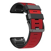 זול רצועות שעונים של Garmin-צפו בנד ל גרמין Fenix 7 7X 6 6X Pro Epix Pro 47mm 51mm Instinct 2X Approach S70 47mm S62 S60 Forerunner 955 945 Epix Marq Descent Quatix 22mm 26mm סיליקוןריצה תַחֲלִיף רצועה 22mm 26mm