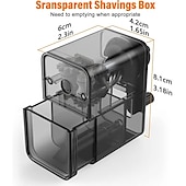 cheap Stationery-Manual Pencil Sharpener - Stronger Helical Blade for Fast Sharpening of Colored/Art Pencils - Perfect for Kids School Classroom Home &amp; Artists