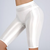 billiga poledancekläder-activewear poledance shorts ren färg splitsning kvinnors träning dagligen bär hög polyester