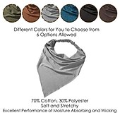 voordelige Accessoires voor haarstyling-1pc sjaal hoofdband voor vrouwen - elastische grote boho driehoek bandana hoofddoeken met clips antislip effen kleur haar hoofddoek voor tienermeisjes