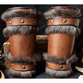 olcso Páncél-Retró Punk és gótika Középkori Fegyerek és páncélzatok mandzsetta Steznik za zglob Ren Faire Lovag Viking Keresztes lovag Íjászat Férfi Viking Mindszentek napja Farsang Álarcos mulatság Parti Színpad