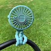 cheap Fans-Halter Neck Bladeless Fan – USB Rechargeable Portable Waist-Hanging Fan with 3-Speed Adjustment and Body Rotation