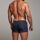 baratos shorts ativos masculinos-Homens calções atléticos Calções de treino Shorts de Corrida Shorts de Academia Bolsos Com Cordão com forro de malha Côr Sólida Respirável Secagem Rápida Curto Ginástica Roupa Diária Ginásio Esportes