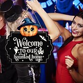 economico cartelli da parete in legno-1pc halloween segno da parete in legno teschio targa in legno appeso decorazione per porta d&#039;ingresso spaventoso portico decor appeso regalo per agriturismo home bar outdoor indoor room decor home decor