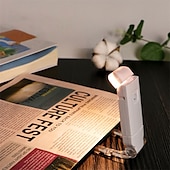 abordables appareils électroménagers-Lumière de lecture rechargeable par USB lumière LED clipable à luminosité réglable pour lecture au lit lumière blanche chaude parfaite pour les enfants et les amateurs de livres usage en voiture