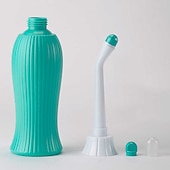 abordables Robinets pour bidet-Pulvérisateur de bidet portable de 450 ml pour toilettes avec 2 buses et têtes amovibles, bidet personnel tenu dans la main shattaf nettoyage lavage d&#039;hygiène personnelle