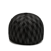 economico Cappellino da baseball da uomo-Per uomo Cappellino da baseball Cappello da sole Nero Blu 100% cotone Viaggi Stile da spiaggia Esterno Da mare Liscio Crema solare Di tendenza Elastico