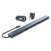 levne USB rozbočovače-typ c dokovací stanice pro laptop usb dock hdmi kompatibilní pd rj-45 usb hub adaptér pro macbook hp dell xps lenovo thinkpad asus pc