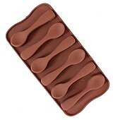 levne Kuchyňské náčiní a pomůcky-silikonové formy na čokoládu 6 kusů silikonové formy na čokoládu a nepřilnavé formy na čokoládu písmena a číslice na výrobu dortů na čokoládové muffiny 6 tvarů