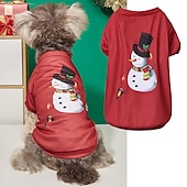 cheap Cooling Vest &amp; Shirt-Dog Cat Shirt / T-Shirt Fashion Party Winter Waterproof Breathable Soft Washable Comfortable Christmas Party Casual Daily Festival Dog Clothing for Bichon Frise Pomeranian Baby Pet Papillon Small