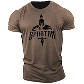 preiswerte Herren -Grafik -T -Shirt-Herren Buchstabe Grafikdrucke T Shirt Grafischen T-Shirt Baumwolle Kurzarm Grafik Hemd Weiß Marineblau Dunkelgrau Bequemes T-Shirt Outdoor Straße Modedesigner-Kleidung