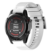 זול רצועות שעונים של Garmin-צפו בנד ל גרמין Fenix 7/7X / 7S FORERUNNER 955 אינסטינקט 2/2S אפיקס גישה ל-S62 סיליקוןריצה תַחֲלִיף רצועה 20mm 22mm 26mm רצועת ספורט צמיד