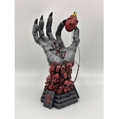お買い得  ハロウィンの吊るし飾りとテーブルトップ装飾-ハロウィーンベルセルク神の手、恐怖フィギュア像、アニメ手作り樹脂オーナメント、ハロウィーンスケルトンフィギュア、ファンコレクションホームデコレーション用クラフトデスクおもちゃギフト