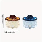preiswerte Luftbefeuchter und Luftentfeuchter-Neuer kreativer Vulkan-Lava-Aromatherapeut, Heim-Desktop-Luftbefeuchter, Simulation, Rauchring, Flamme, Aromatherapeut