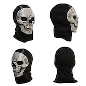 abordables Masque d&#039;Halloween &amp; Accessoires-halloween call of duty war zone 2, call of duty mw2, nouveau jeu squelette fantôme masque couvre-chef cosplay halloween décoration