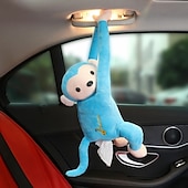 cheap Car Organizers-1pc Monkey Tissue Box Cartoon Creative Monkey Tissue Box Holder Case Car Accessories Interior Decoration Auto Parts Dropshipping