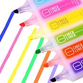 economico pittura, disegno e materiale artistico-1pc evidenziatori carini forniture per ufficio pastello - evidenziatori estetici materiale scolastico carino evidenziatori evidenziatori retrattili colori assortiti evidenziatore croce bibbia pennarelli per studenti regalo