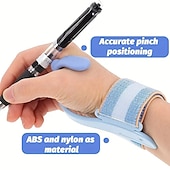 preiswerte Schreibwaren-1 Stück Schreibhaltungstrainer für Schüler, Stifthalter, Korrektor, Handgelenkstütze, Ärmel, Handschrift, verstellbare Unterstützung, ergonomisch, für Schule, Trainingshilfe, Korrekturzubehör