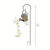 economico Illuminazione vialetto-Annaffiatoio Solare All&#039;aperto Luci Appese Bollitore Lanterna Stringa Di Luce Impermeabile Per Giardino Giardino Aiuola Ghirlanda Decor Metallo Lampada Retrò