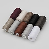 abordables coser y tejer y ganchillo-10 carretes kits de hilos de coser 400 yardas/carrete de hilo de poliéster acolchado 402 surtido de hilos para coser a máquina bordado a mano