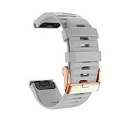 baratos Relógios Garmin-Pulseiras de Relógio para Garmin Fenix 7S Pro 6S 5S Plus Epix Pro 42mm Approach S70 42mm Instinct 2S Descent Mk2S D2 Delta S 20mm Silicone Substituição Alça 20mm Respirável Mulheres Homens Pulseira