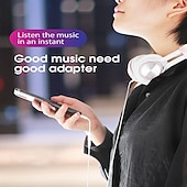 levne Kabely pro mobilní telefony-konektor usb c na 3,5 mm samičí jack náhlavní souprava adaptér pro sluchátka sluchátka mikrofon drátový aux kabel samec typ c na 3,5 mm audio převodník