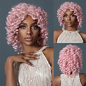 abordables Perruques Synthétiques Sans Bonnet-perruques bob noires pour les femmes perruques bob courtes avec une frange perruques droites pour un usage quotidien remplacement des cheveux cheveux naturels à la recherche d&#039;une fille utilisation