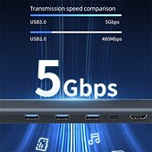 levne USB rozbočovače-typ c dokovací stanice pro laptop usb dock hdmi kompatibilní pd rj-45 usb hub adaptér pro macbook hp dell xps lenovo thinkpad asus pc