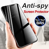 رخيصةأون واقيات شاشات أيفون-3 قطع واقي الشاشة من أجل Apple ايفون 16 آيفون 15 برو ماكس بلس iPhone 14 13 12 11 Pro Max Mini X XR XS Max 8 7 Plus زجاج مقسي ضد التجسس و الخصوصية 9H