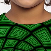 billiga Pojkens 3D Vision &amp; Geometri-Pojkar 3D Grafisk 3D Print T-shirt Långärmad 3D-tryck Sommar Vår Höst Sport Mode Streetwear Barn 3-12 år Utomhus Ledigt Dagligen Normal